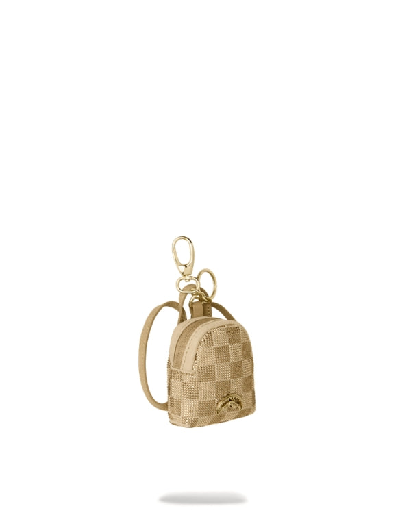 2-Tone Gold Trinity Backpack Keychain