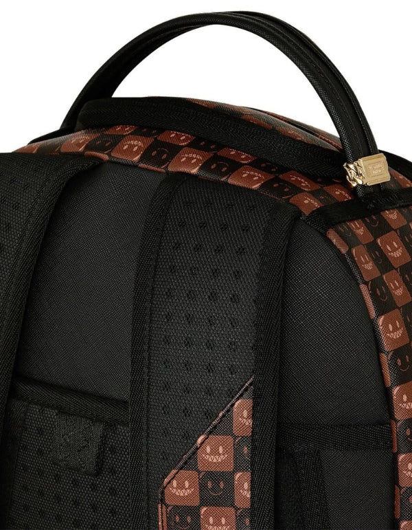 Zaino Sharks In Paris Wtf Bubble Brown Check Backpack
