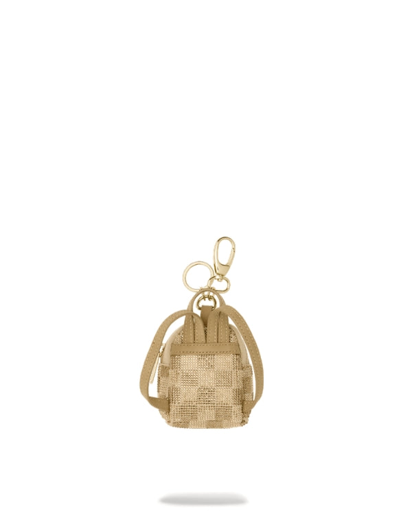 2-Tone Gold Trinity Backpack Keychain