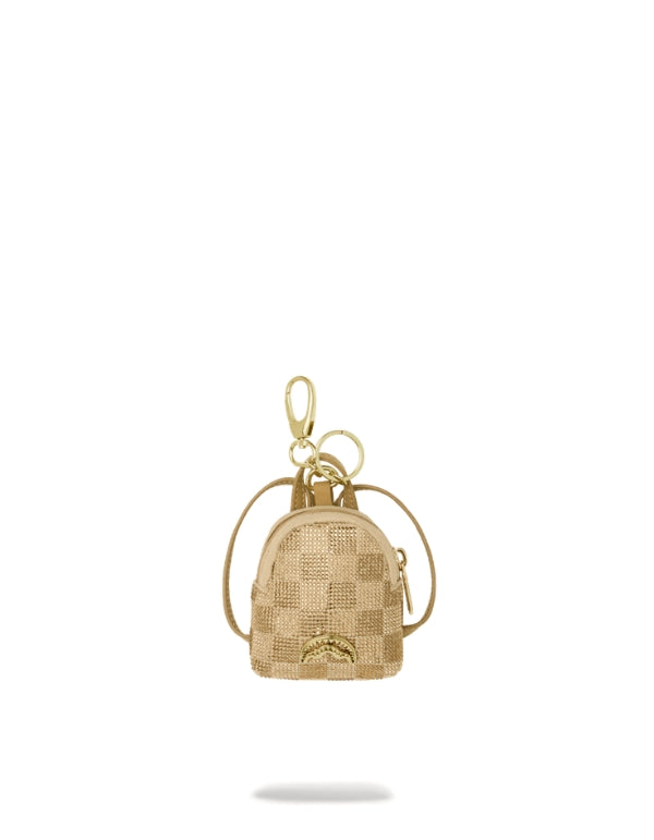 2-Tone Gold Trinity Backpack Keychain