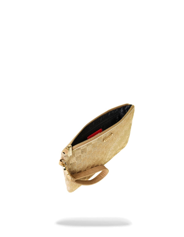 2 Tone Gold Trinity Crossover Clutch