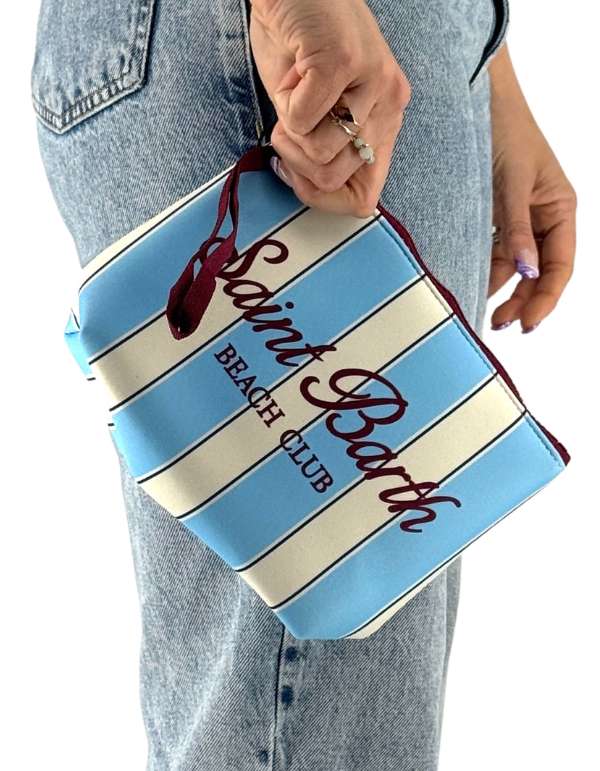 Aline Beach Stripes Clutch 3345