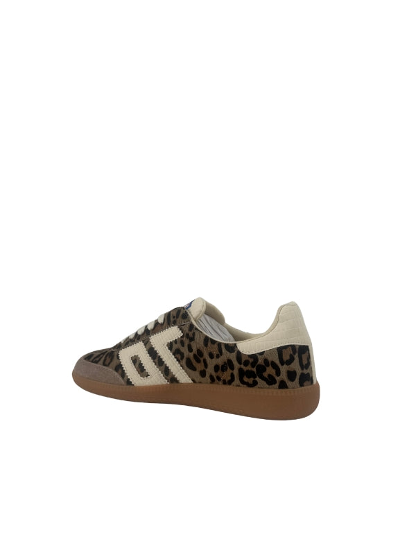 Sneaker Cloud Fur Leopard Taupe/Milk