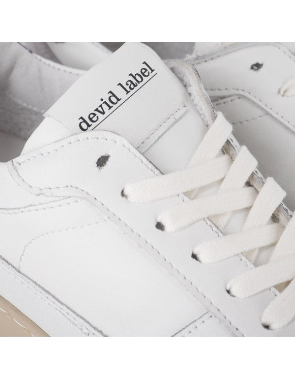 Sneaker In Nappa And Suede