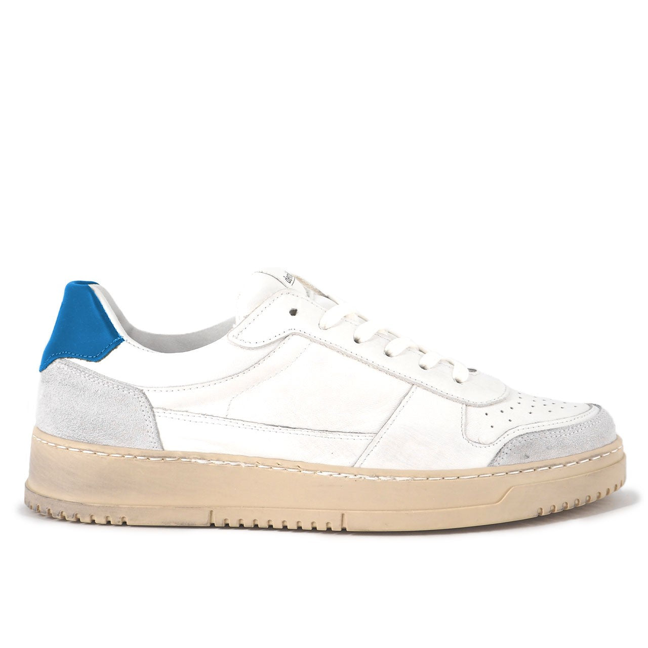 Sneaker In Nappa E Camoscio