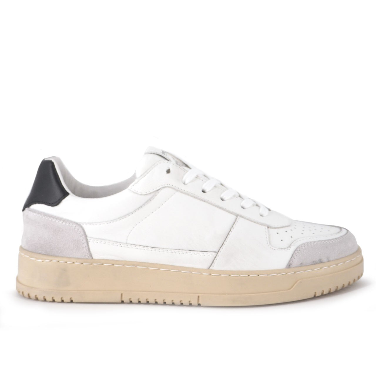 Sneaker Unisex In Nappa E Camoscio