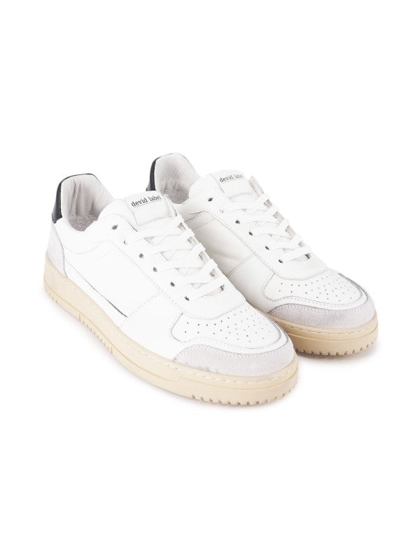 Unisex sneaker in nappa and suede