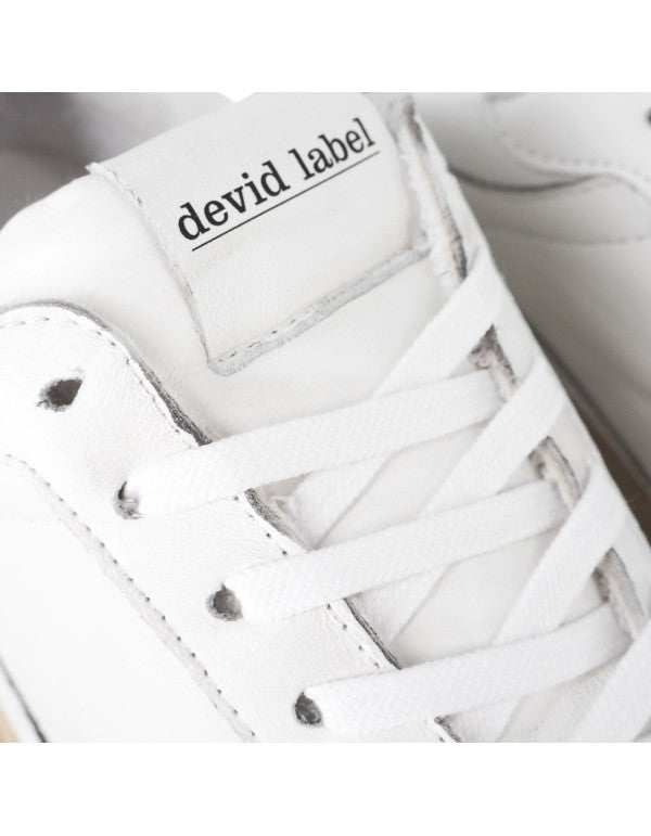 Unisex sneaker in nappa and suede