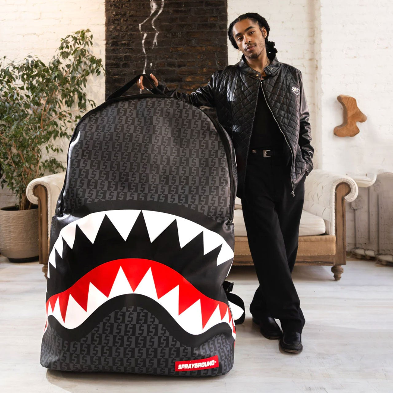 Zaino MONEY CHECK GREY BACKPACK XXXXL