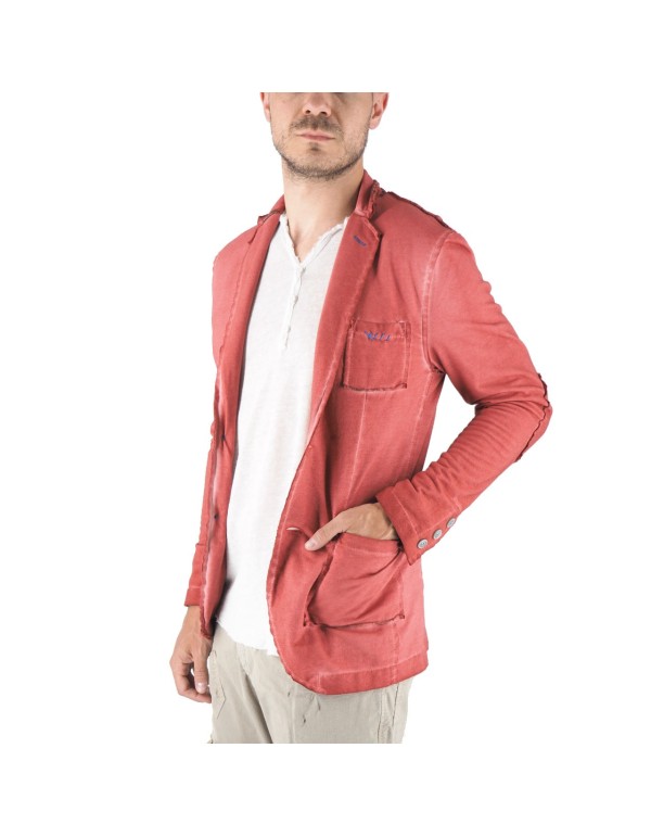 Giacca In Jersey Marsala