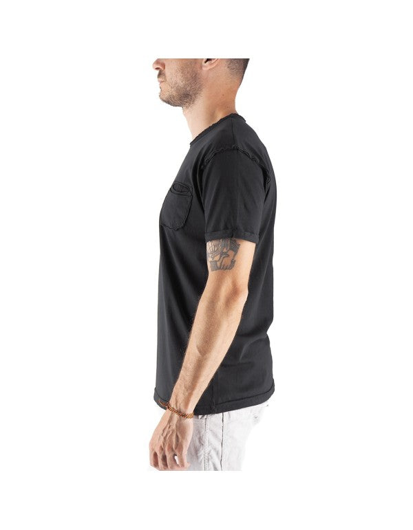 Shiro Crew Neck T-Shirt With Pocket