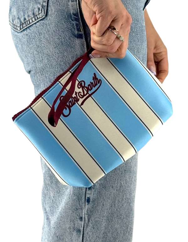 Aline Beach Stripes Clutch 3345