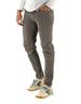 Pantalone In Bull Di Cotone Grigio Scuro