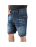 Denim Bermuda Shorts Medium Blue