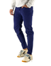 Pantalone In Bull Di Cotone Blu Royal