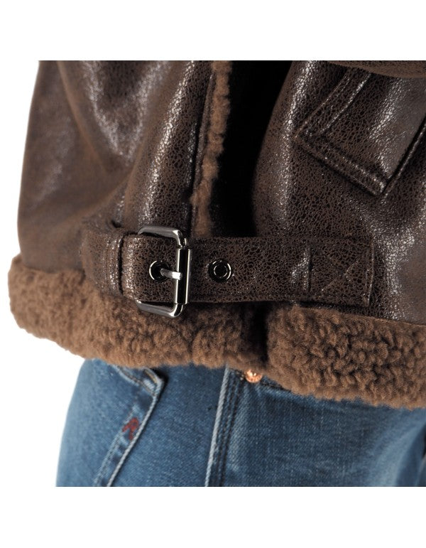 Tobacco Shearling Jacket