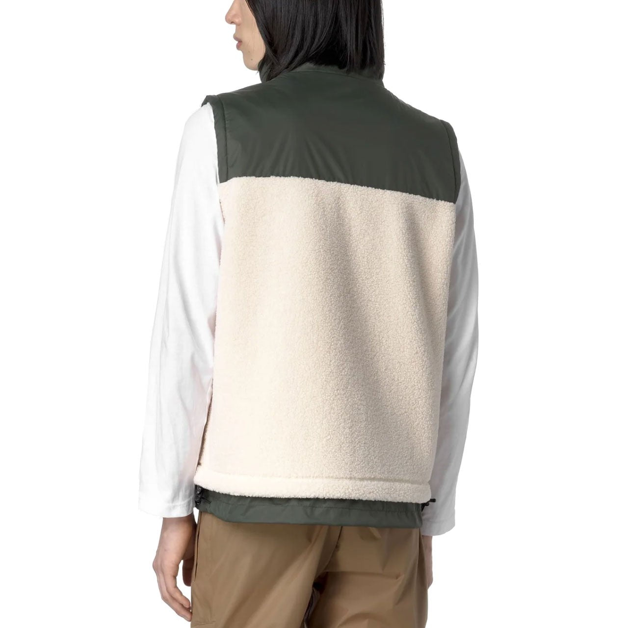 Gilet Le Vrai 3.0 Jile Orsetto Beige Arctic-Green Cypress