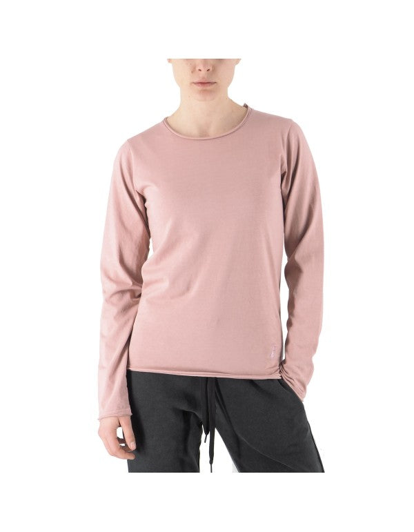 T-Shirt A Manica Lunga Alicante Rosa Antico