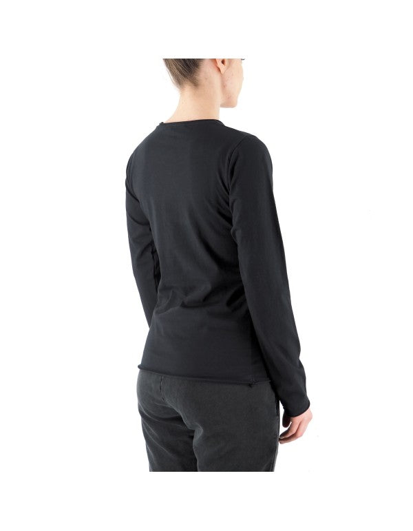 T-Shirt A Manica Lunga Siviglia Nero