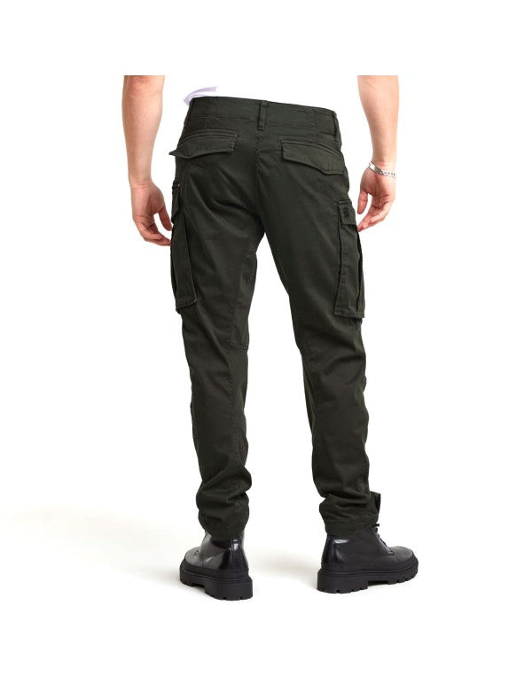 Pantalone Rovic Zip 3D Regular Tapered Raven