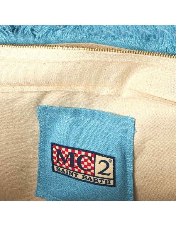 Colette Bag In Light Blue Linen