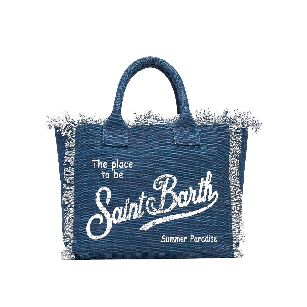 Borsa Vanity In Canvas Indigo