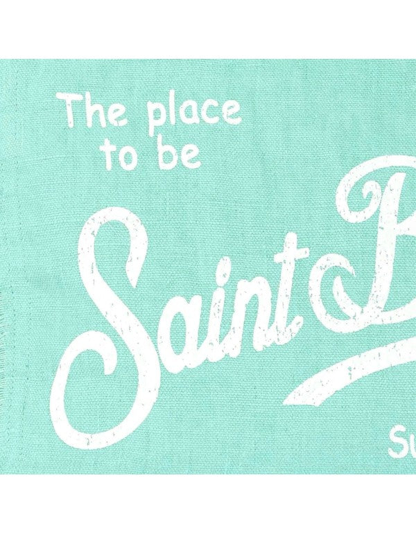 Colette Bag In Aqua Green Linen