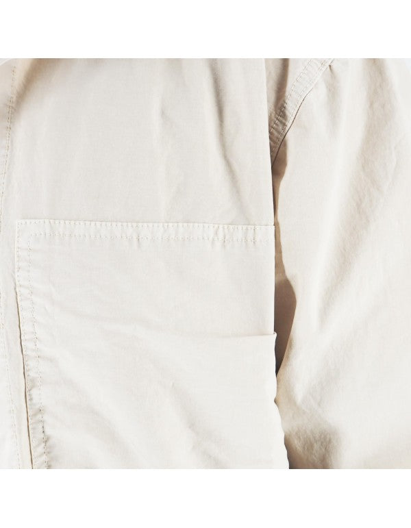 Overshirt In Gabardina Sabbia