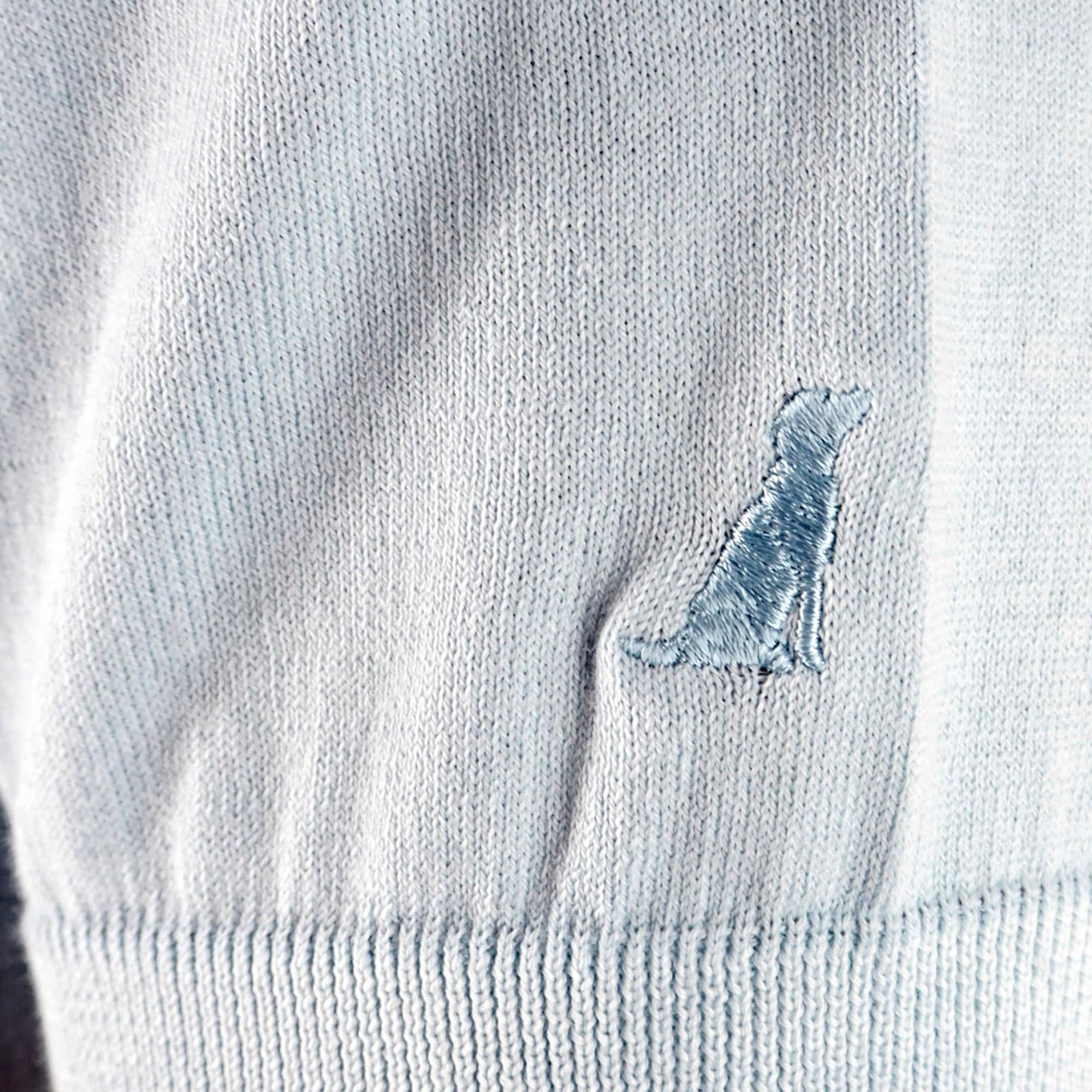 Polo In Maglia 100% Cotone Alassio Acqua Marina