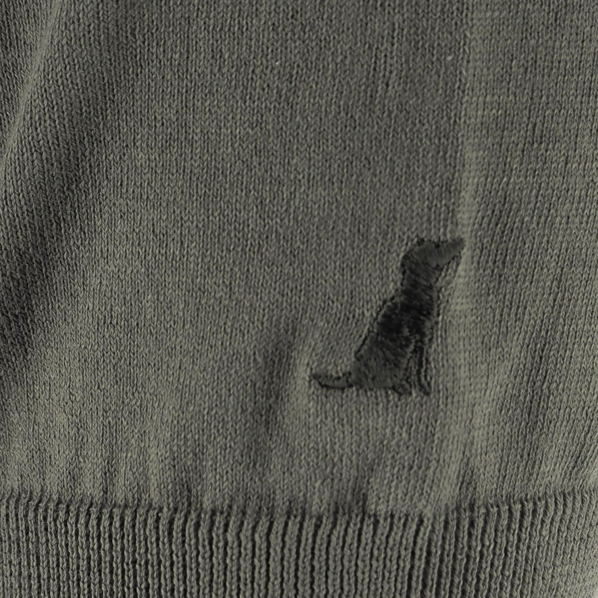 T-Shirt In Filo 100% Cotone Monterosso Militare