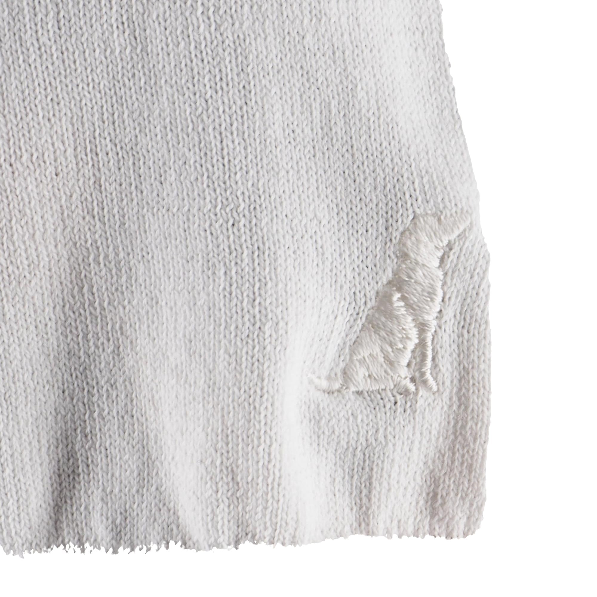 T-Shirt In Filo 100% Cotone Monterosso Panna