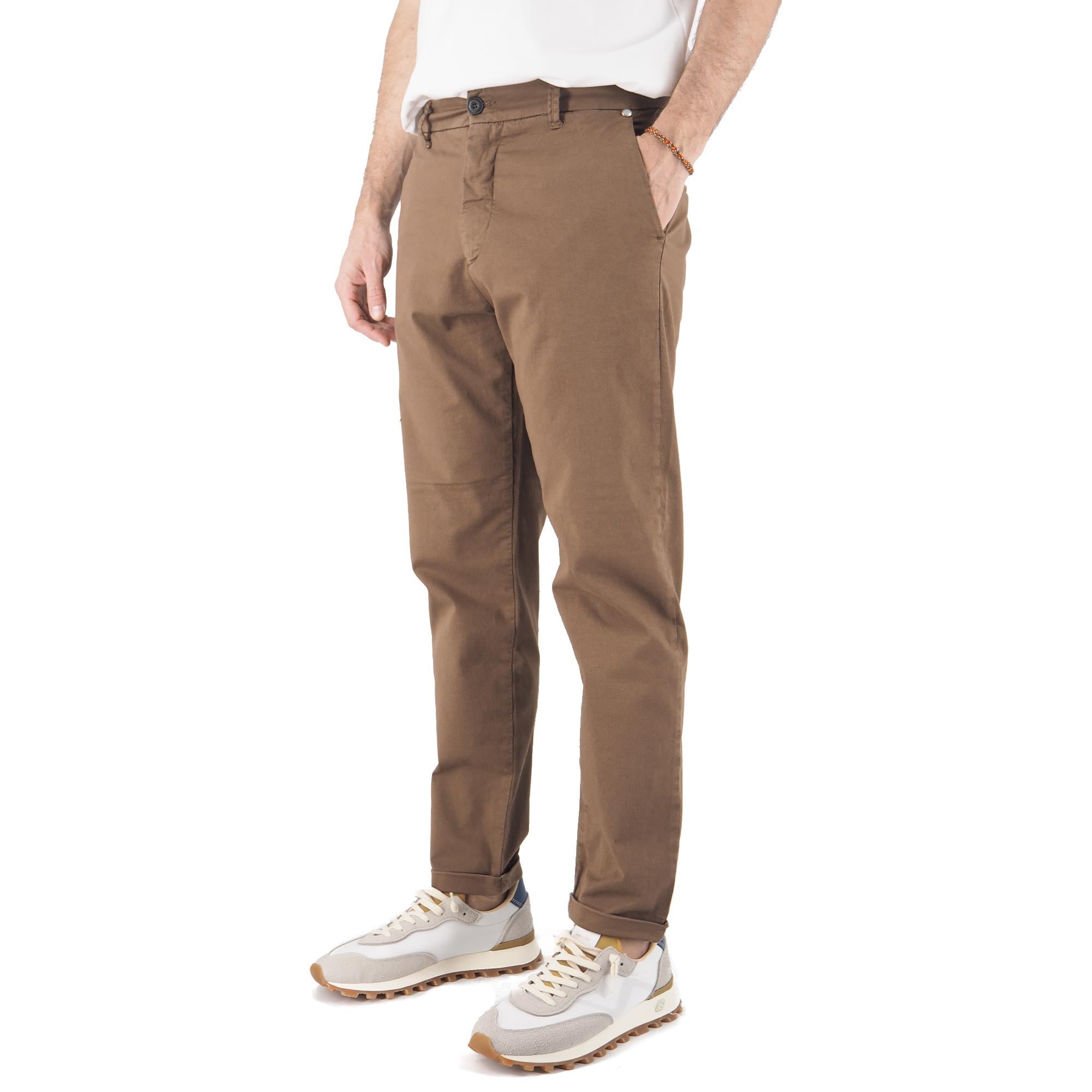 Pantalone Chino Capri Tabacco
