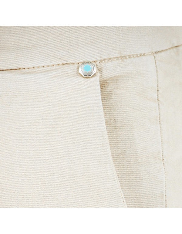 Chino Capri Pants Sand