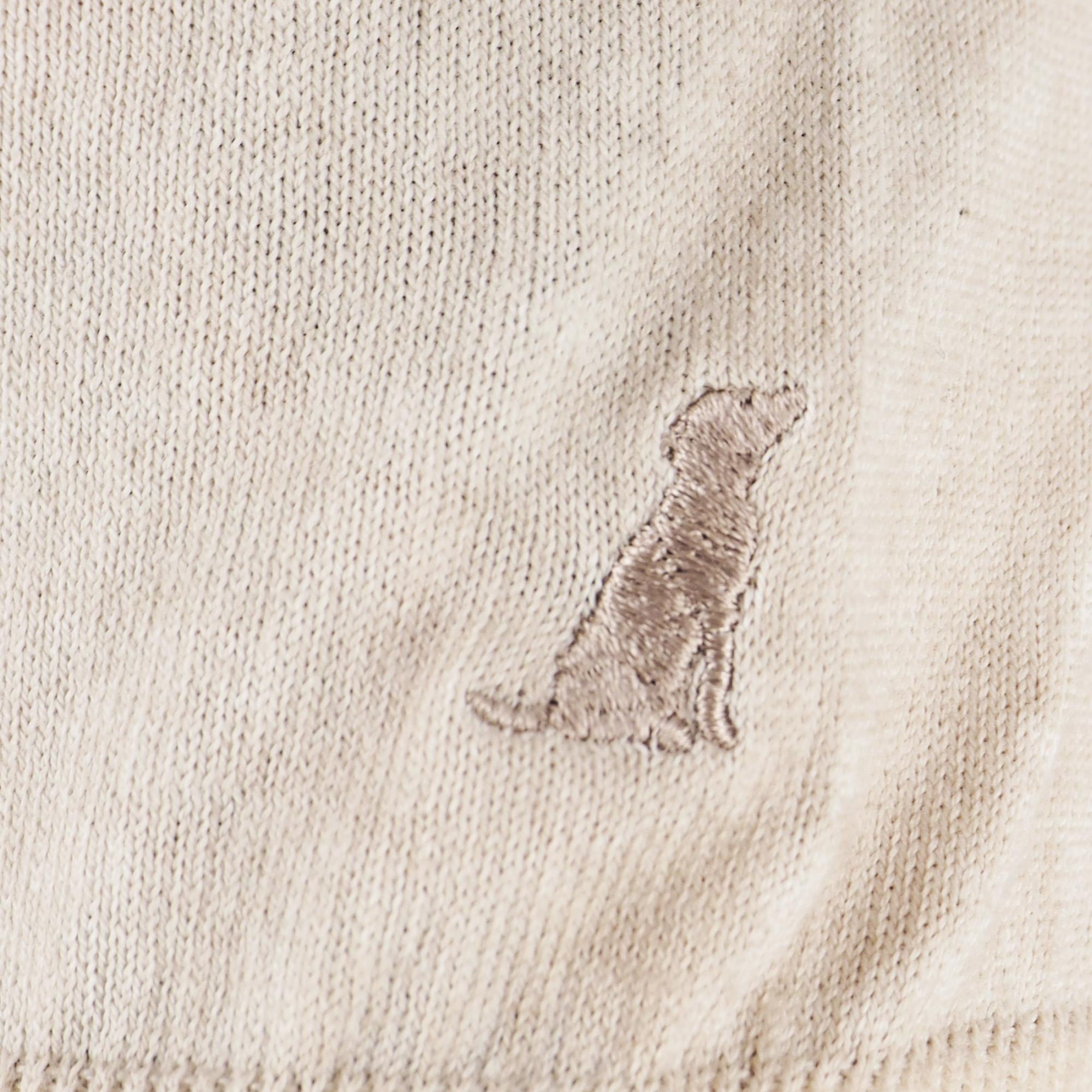 Alassio Beige Knit Polo