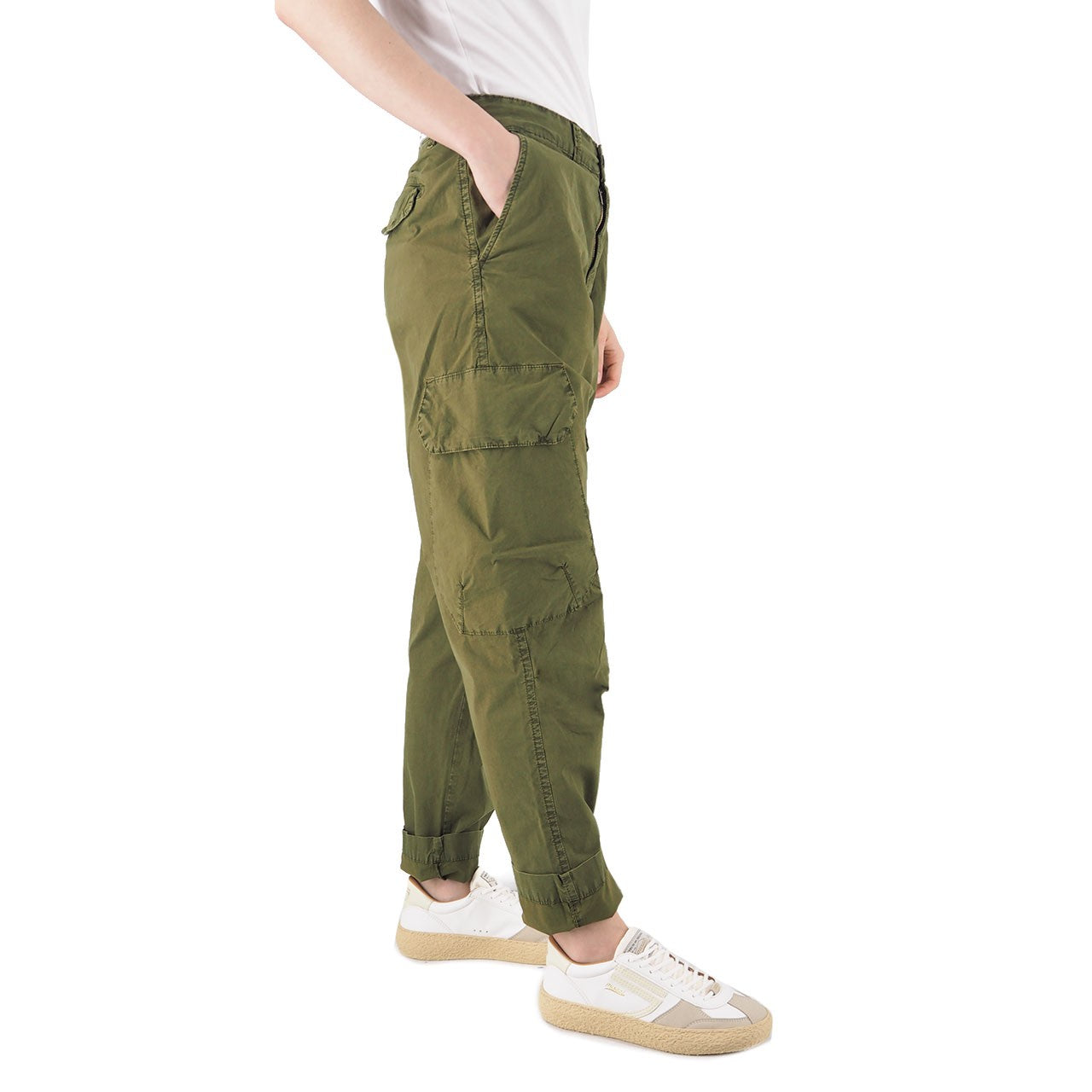 Pantalone Cargo Da Donna Portorico Verde