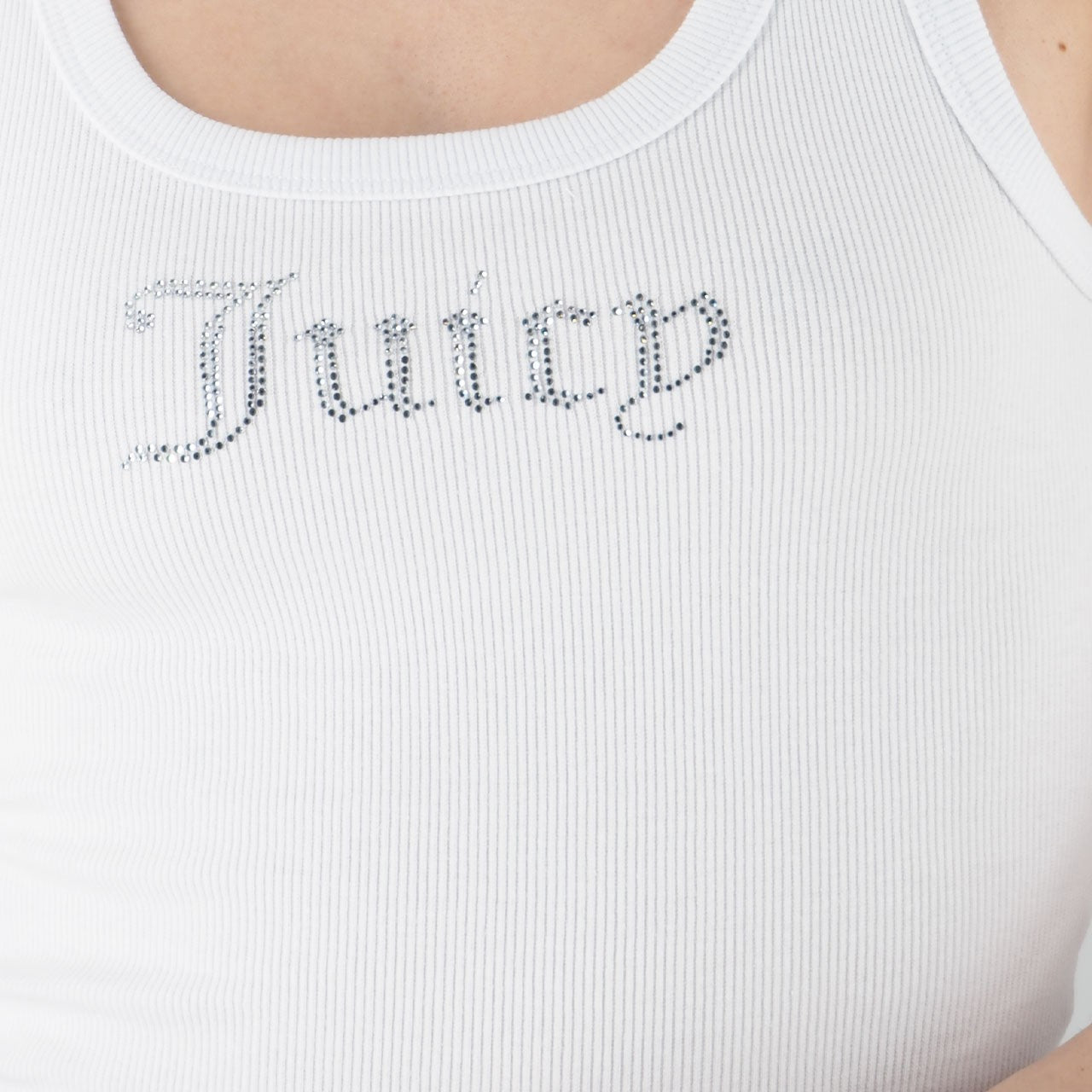Thin Strap Racer Vest White