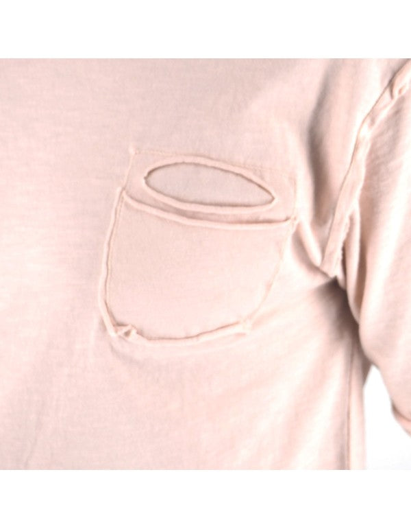 Pink Flame Pocket T-Shirt