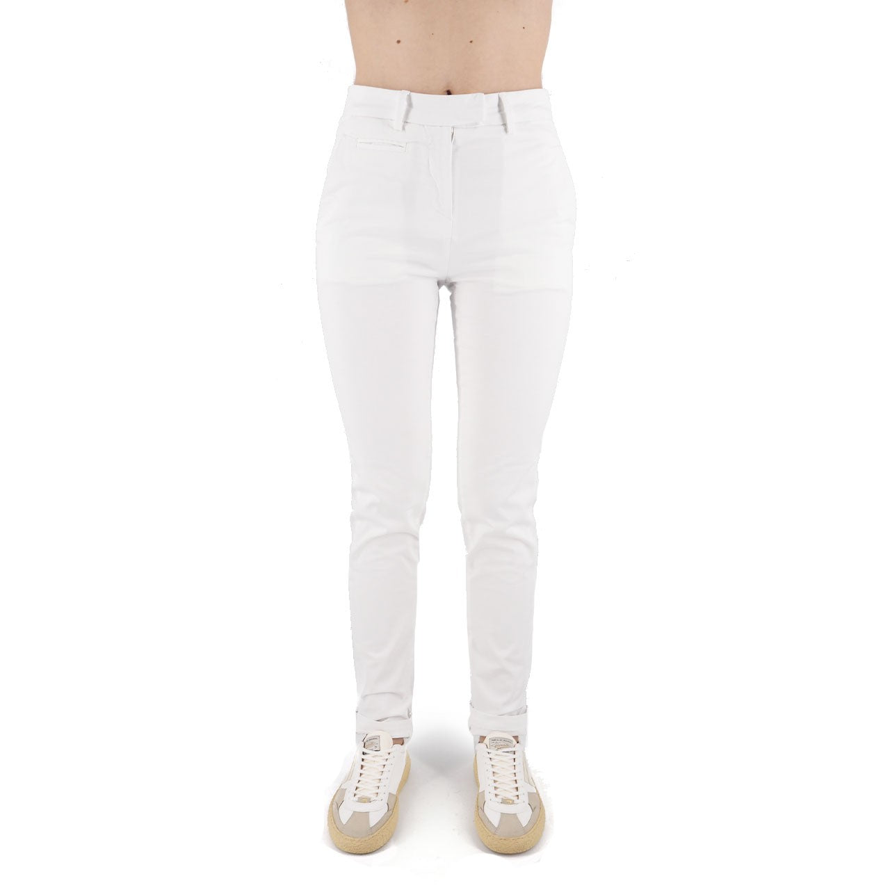 Pantalone Chino Imp Ess1086 Bianco