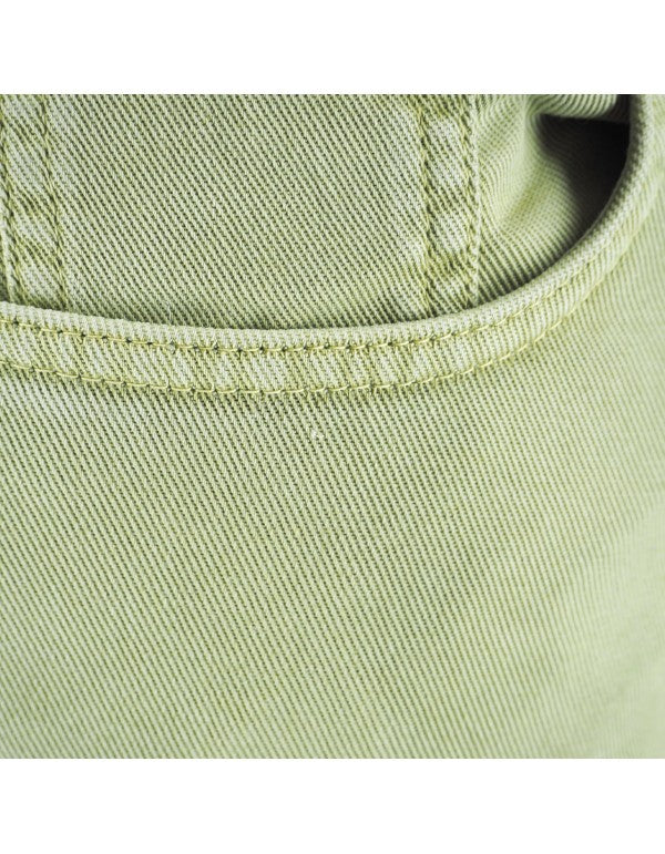 Dusty Green Cotton Bull Trousers