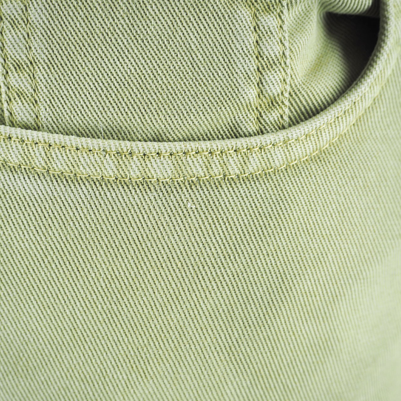 Dusty Green Cotton Bull Trousers