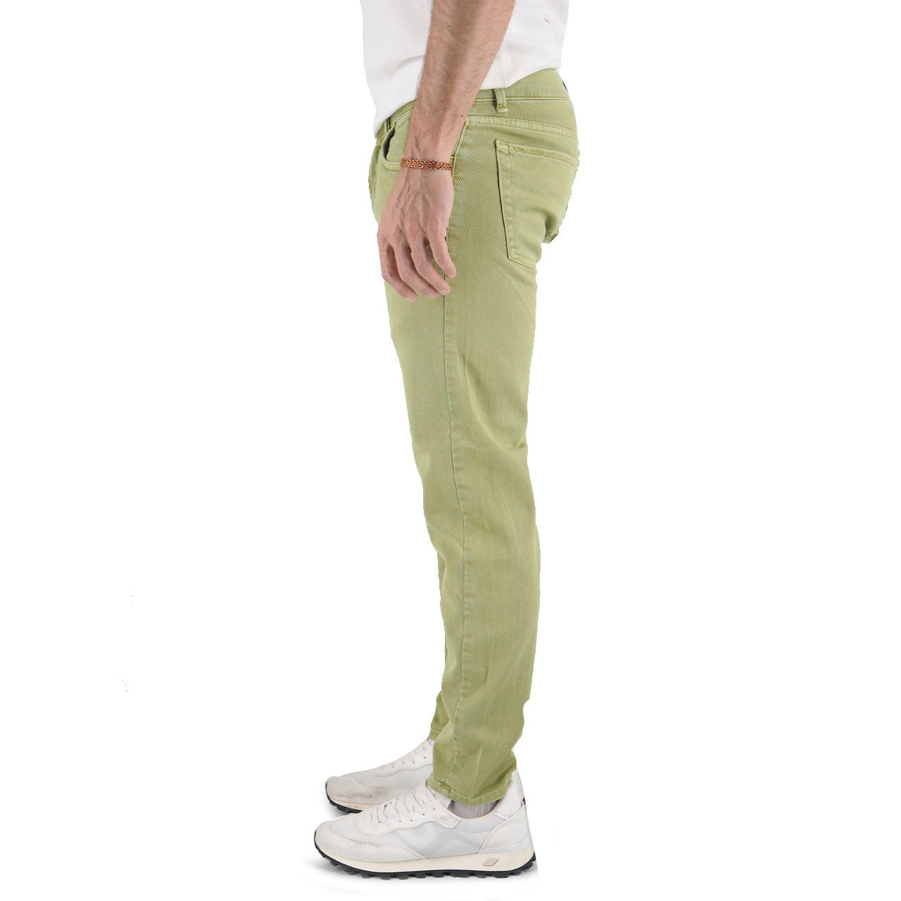 Dusty Green Cotton Bull Trousers