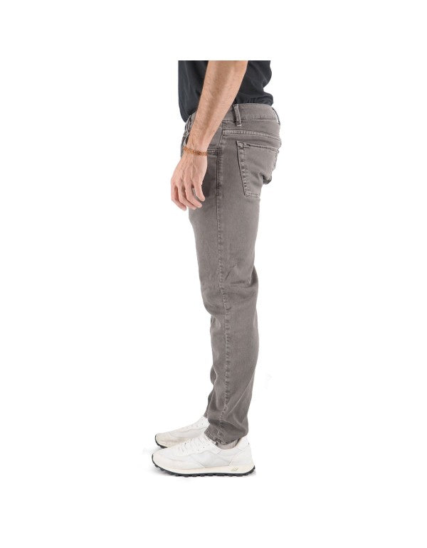 Dark Grey Cotton Bull Trousers