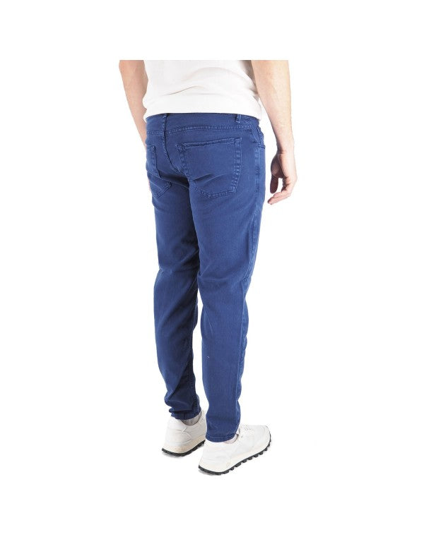 Royal Blue Cotton Bull Trousers