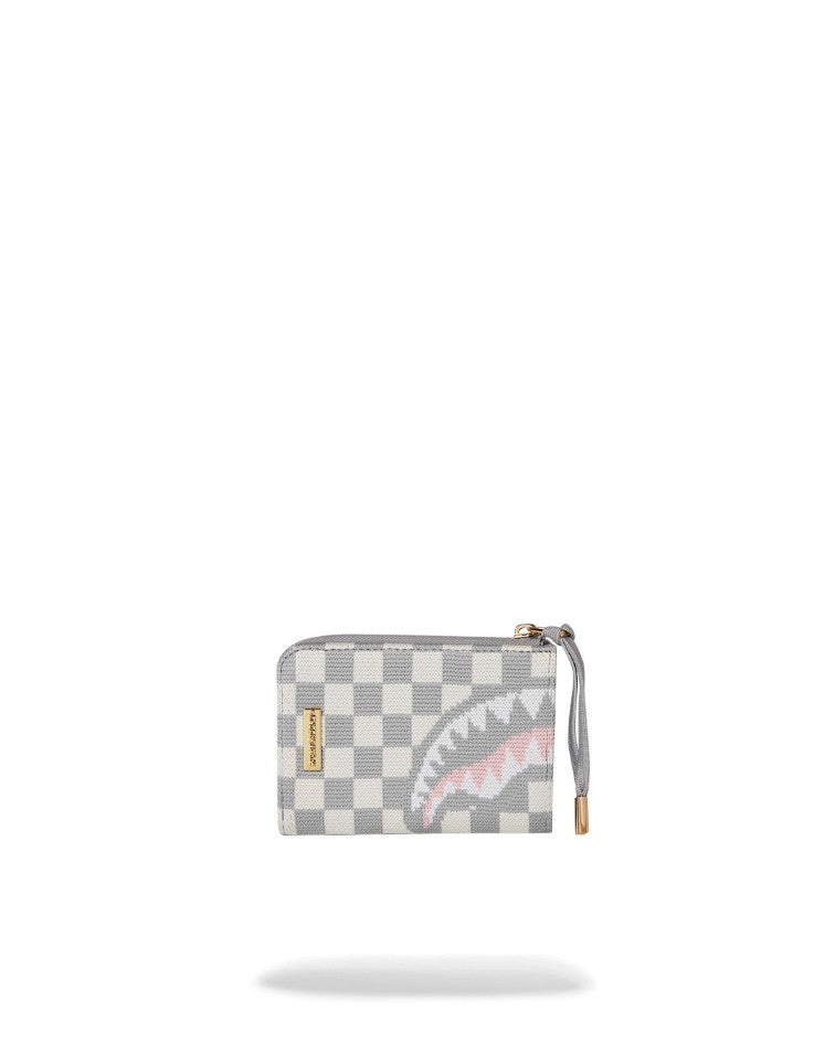 Knit Sharks In Paris In Cream Wallet