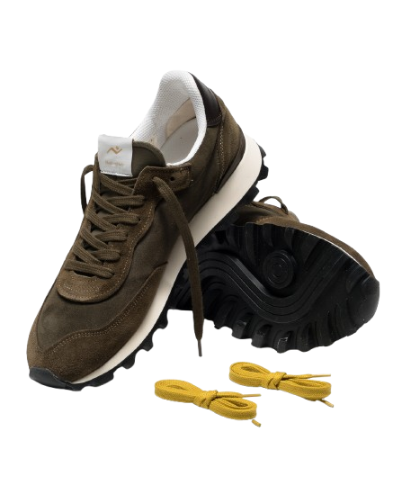 Veloce Deluxe Suede 604 Hunter Green/dark Brown