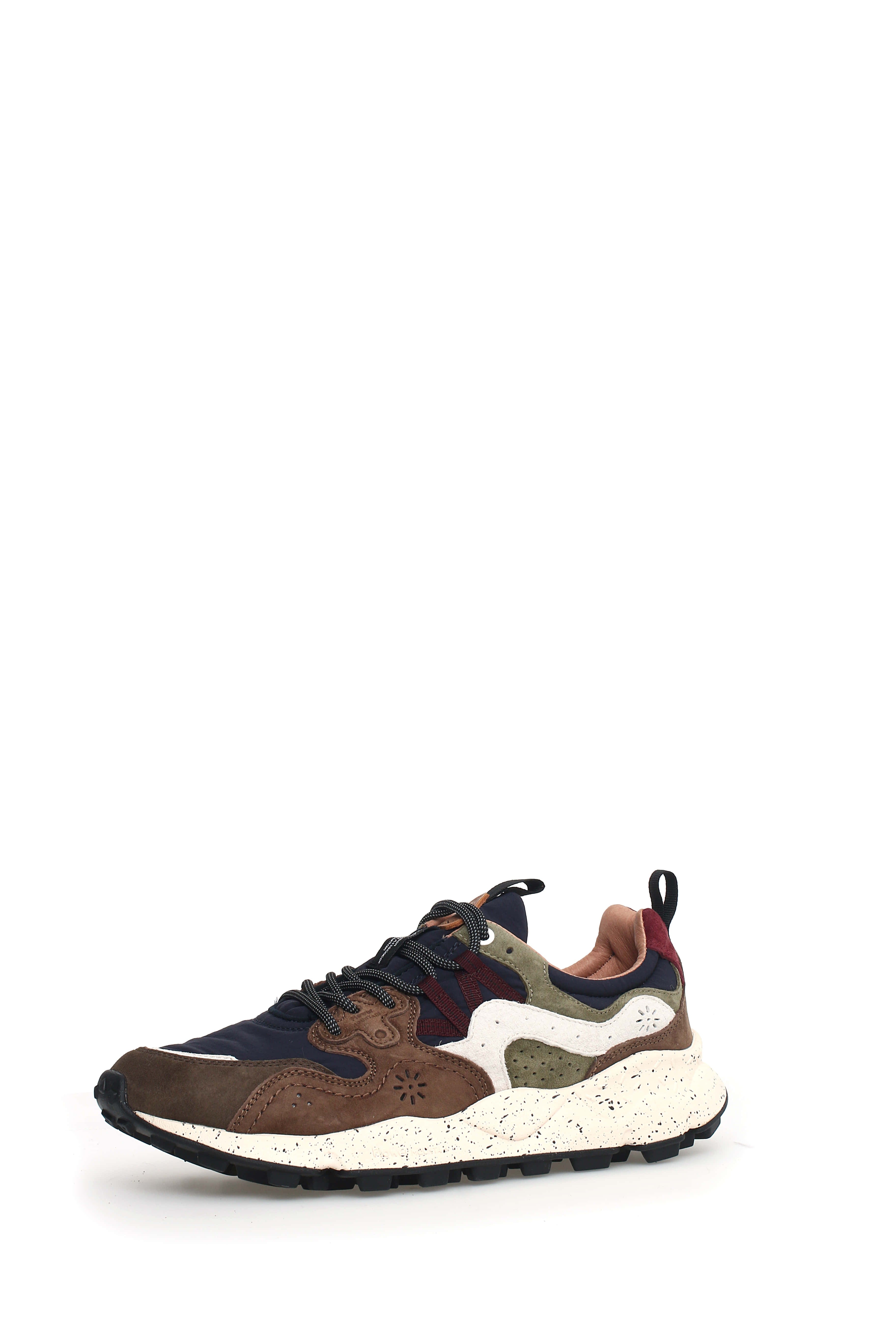 Yamano 3 Sneakers In Suede e Tessuto Tecnico 3d31