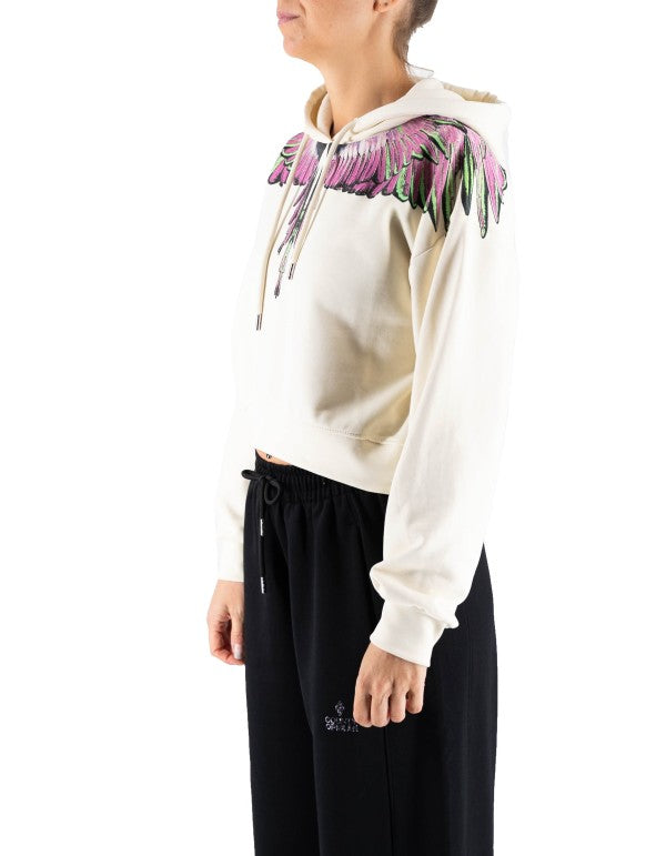 Milk-pink Wings Hoodie