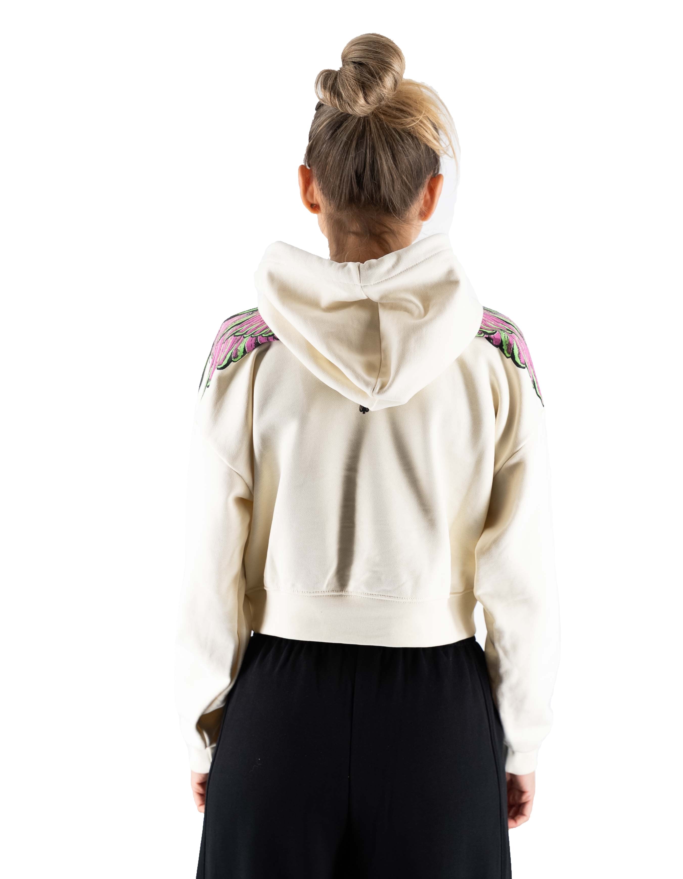 Milk-pink Wings Hoodie