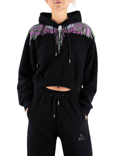 Black-pink Wings Hoodie