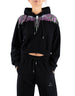 Black-pink Wings Hoodie
